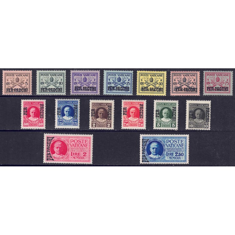 VATICAN 1931 Postal parcels 15v MNH**