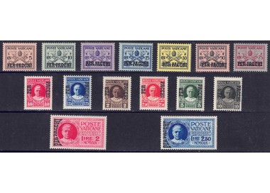 VATICANO 1931 Pacchi postali 15v MNH**