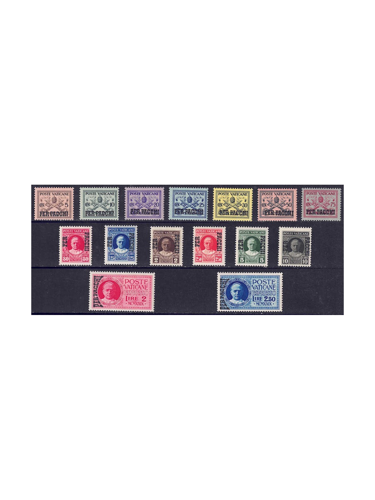 VATICANO 1931 Pacchi postali 15v MNH**