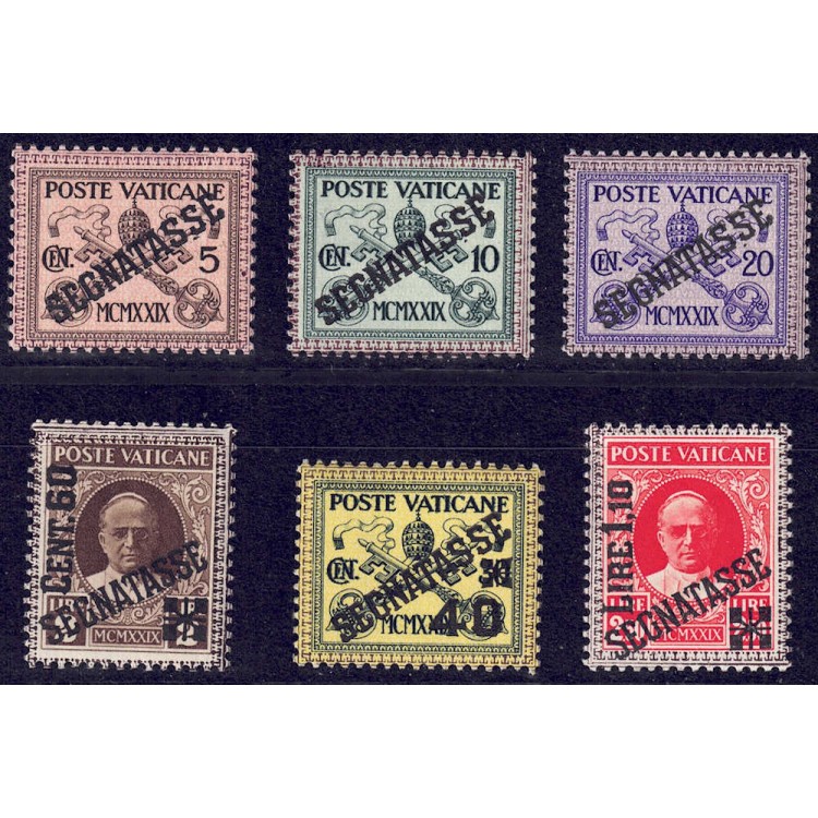 VATICANO 1931 Segnatasse 6v MNH**