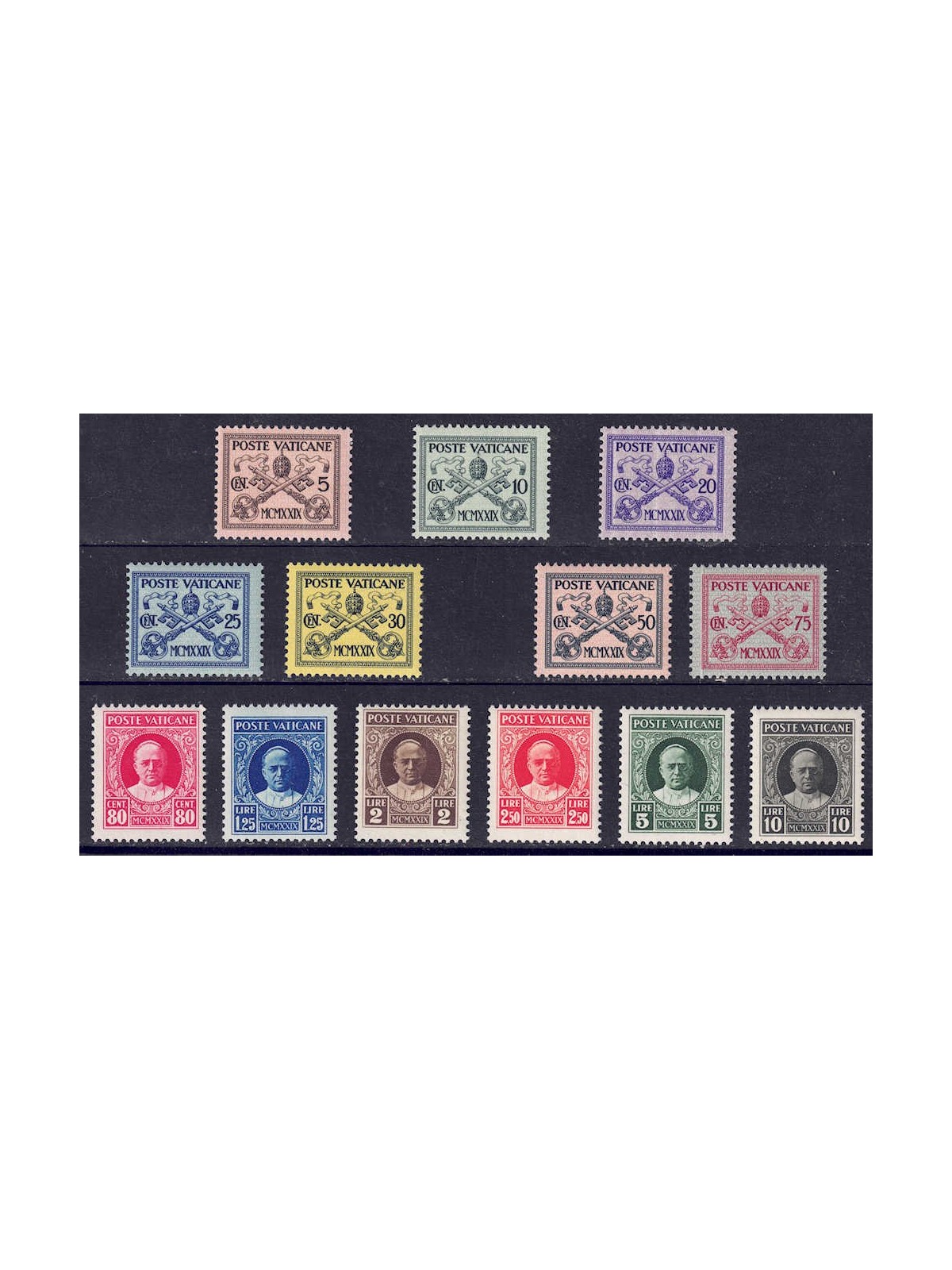 VATICAN 1929 Reconciliation 13v MNH**