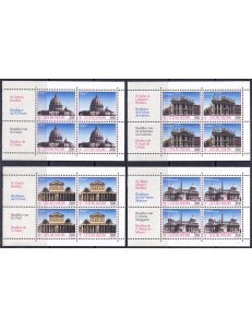 VATICAN 1993 Art Treasures 4 m/s from booklet MNH**