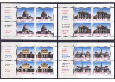 VATICAN 1993 Art Treasures 4 m/s from booklet MNH**