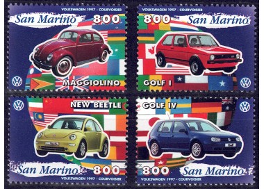 SAN MARINO 1997 Volkswagen 4v MNH**