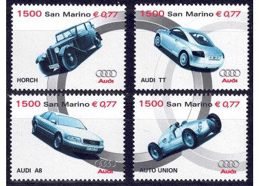 SAN MARINO 1999 Cars, Audi 4v MNH**