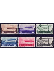 CIRENAICA 1933 Crociera Zeppelin 6v MH*