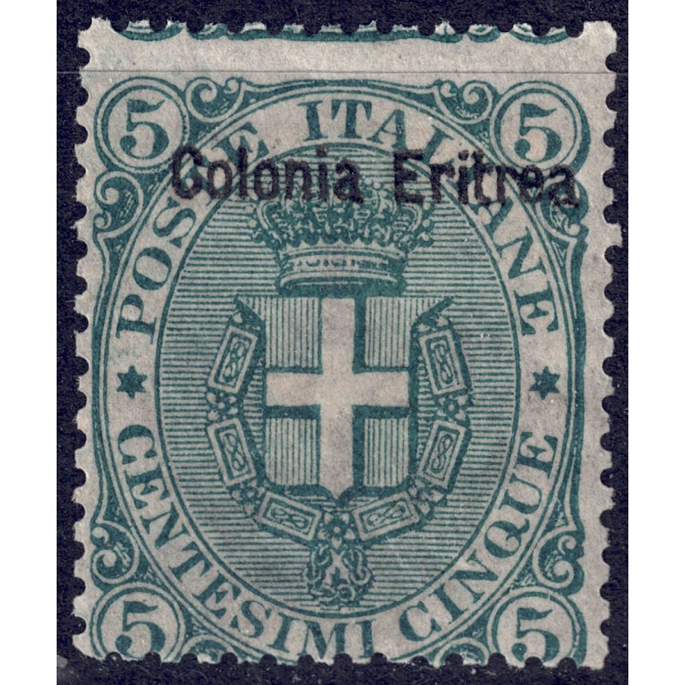 ERITREA 1893 5c verde MH*