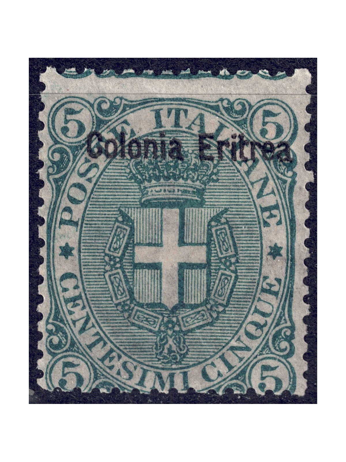 ERITREA 1893 5c verde MH*