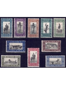 ERITREA 1930 Serie Pittorica 10v MH*