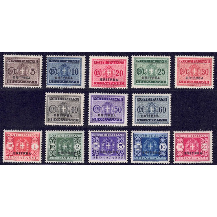 ERITREA 1934 13v postmark MH*