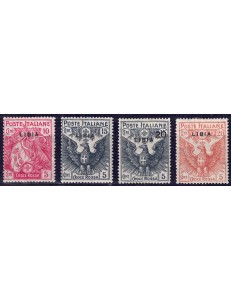 LIBIA 1915-16 Croce Rossa 4v MH*