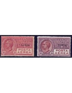 LIBIA 1928-29 Posta aerea 2v MH*