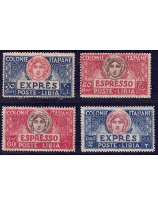 LIBIA 1921-23 Espressi 4v MH*