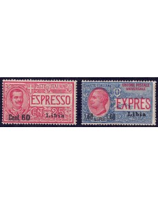 LIBIA 1922 Espressi 2v MH*