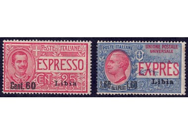 LIBIA 1922 Espressi 2v MH*