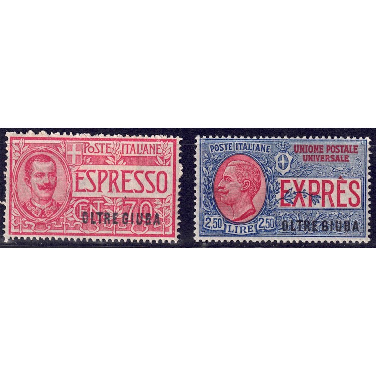 OLTRE GIUBA 1926 Espressi 2v MH*