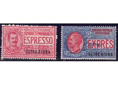 OLTRE GIUBA 1926 Espressi 2v MH*