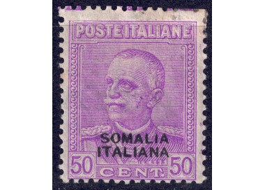 ITALIAN SOMALIA 1930 Parmeggiani Type 50c lilac MH*