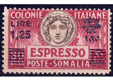 SOMALIA ITALIANA 1927 Espresso (dent. 11) MH*