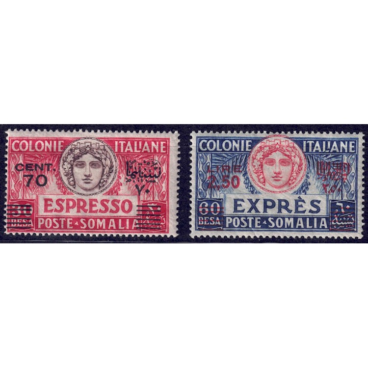 SOMALIA ITALIANA 1926 Espressi 2v MH*