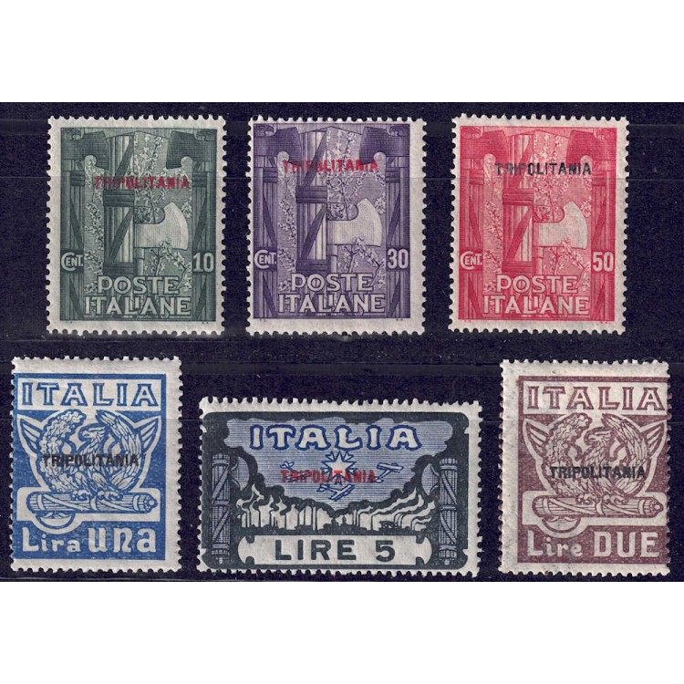 TRIPOLITANIA 1923 March on Rome 6v MH*