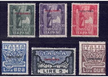 TRIPOLITANIA 1923 March on Rome 6v MH*