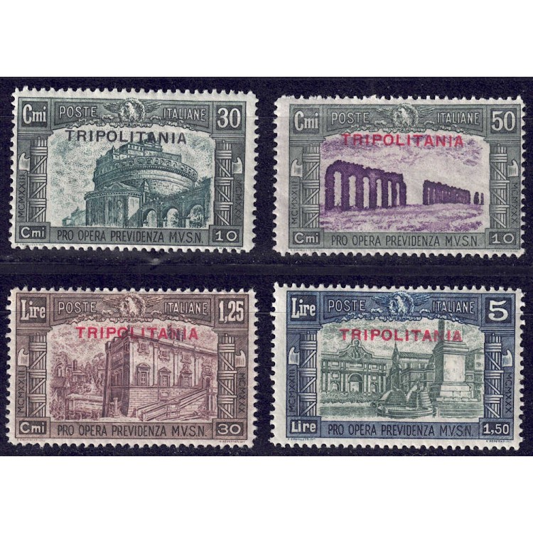 TRIPOLITANIA 1930 Milizia III 4v MH*