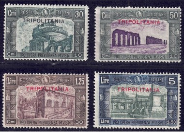 TRIPOLITANIA 1930 Militia III 4v MH*
