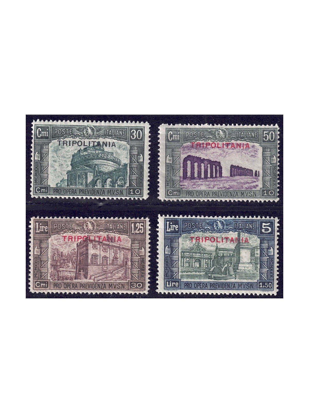TRIPOLITANIA 1930 Milizia III 4v MH*