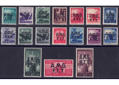 TRIESTE A 1947-48 Democratica 17v MH*