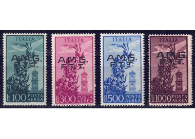 TRIESTE A 1948 Torre del Campidoglio (posta aerea) 4v MH*