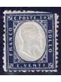ITALY KINGDOM 1862 Vittorio Emanuele II 20c indigo MNH**
