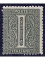ITALY KINGDOM 1865 De La Rue 1c green (Turin) MNH**