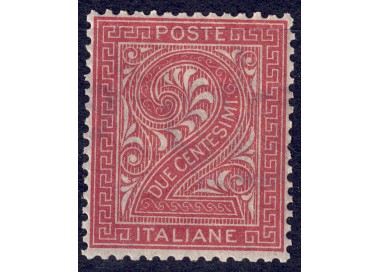 ITALY KINGDOM 1865 De La Rue 2c brick (Turin) MNH**