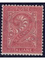 ITALIA REGNO 1865 De La Rue 2c mattone (Torino) MNH**