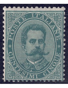 ITALY KINGDOM 1879 Umberto I 5c green MNH**