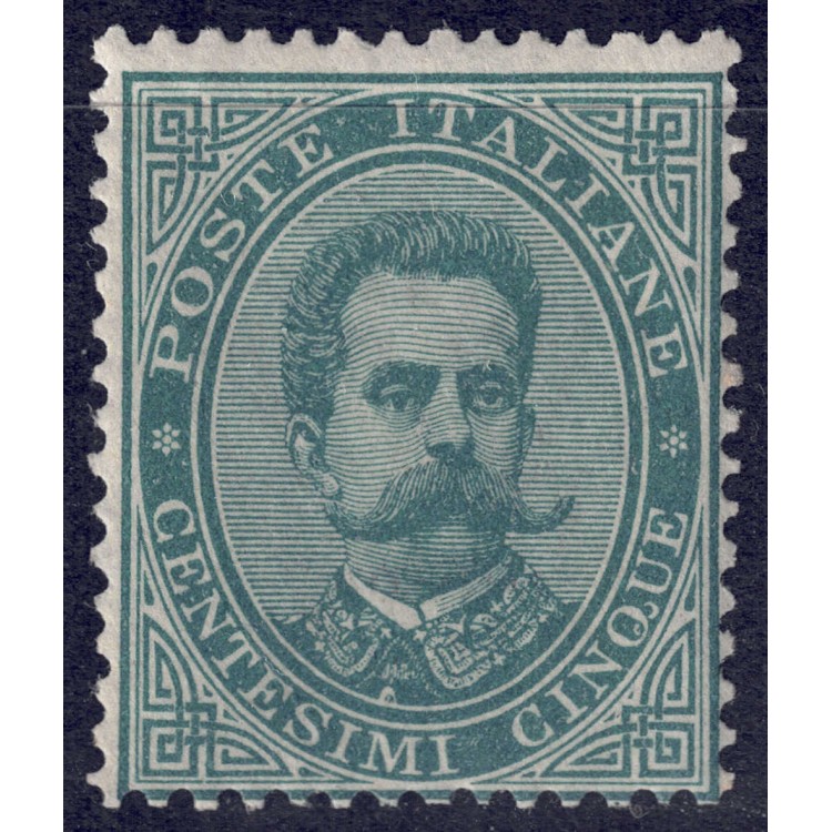 ITALY KINGDOM 1879 Umberto I 5c green MNH**