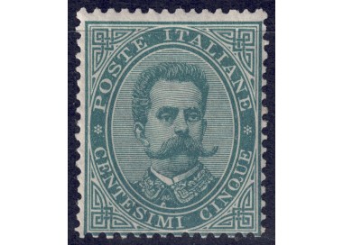 ITALY KINGDOM 1879 Umberto I 5c green MNH**