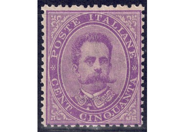 ITALY KINGDOM 1879 Umberto I 50c violet MNH**