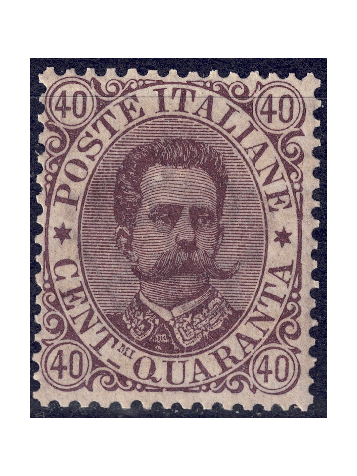 ITALY KINGDOM 1889 Umberto I 40c brown MNH**