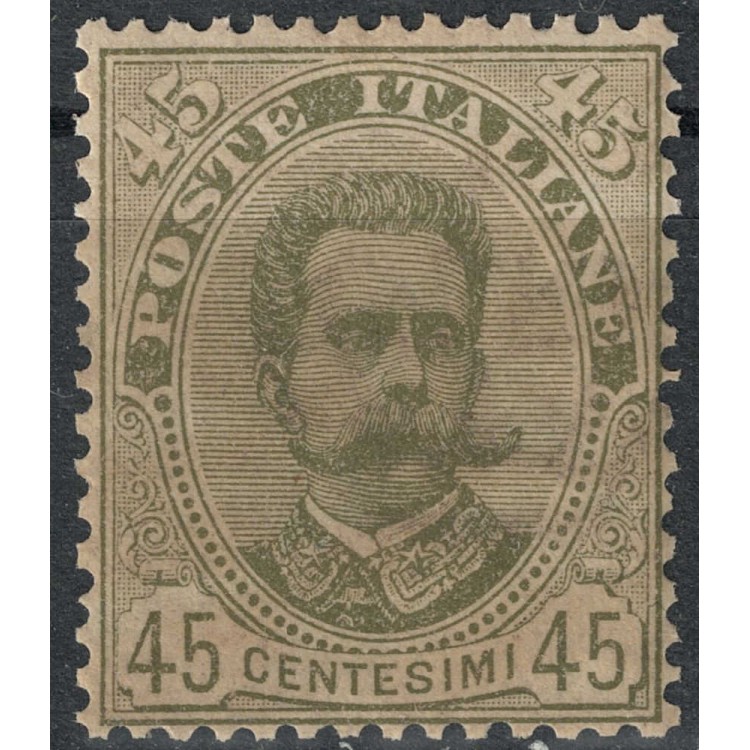 ITALY KINGDOM 1891 Umberto I 45c olive green MH*