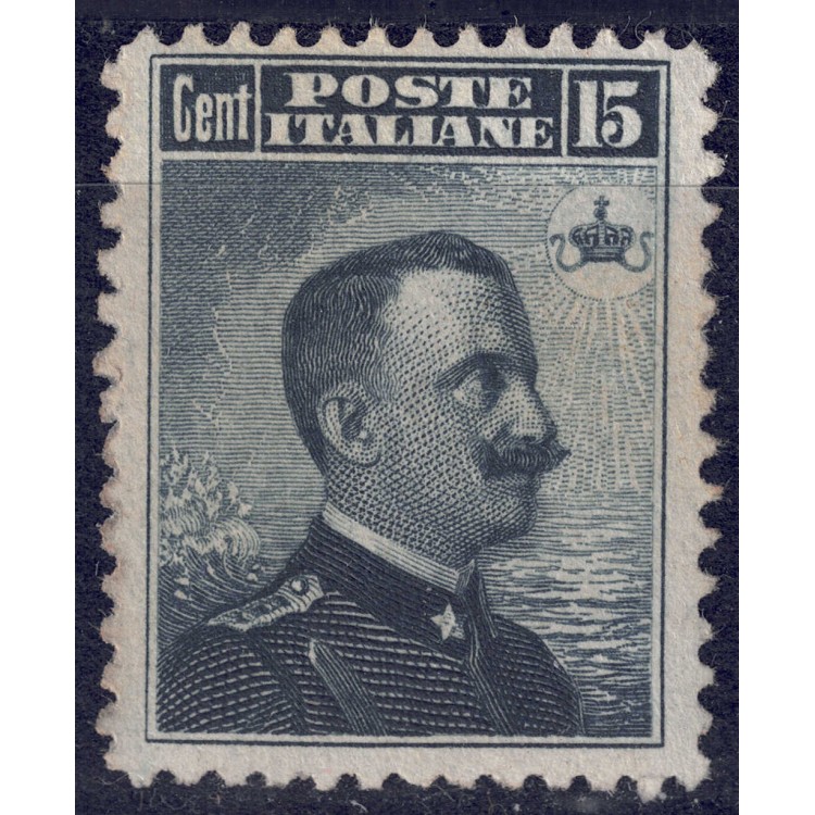 ITALY KINGDOM 1906 Michetti 15c grey black MNH**