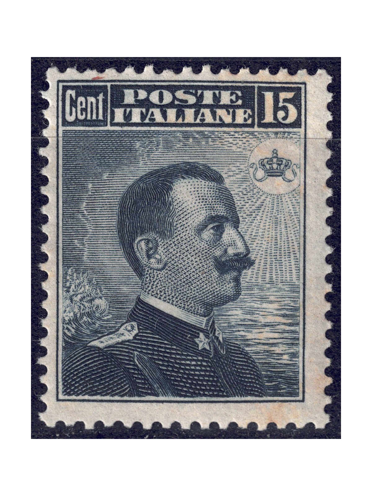 ITALY KINGDOM 1911 Michetti 15c grey black MNH**