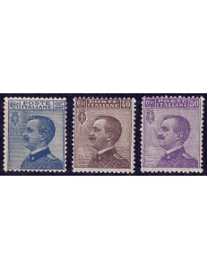 ITALY KINGDOM 1908 Michetti 3v MNH**