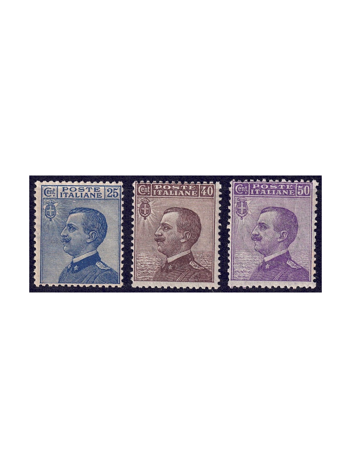 ITALIA REGNO 1908 Michetti 3v MNH**