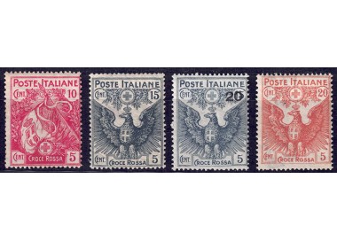 ITALIA REGNO 1915-16 Pro Croce Rossa 4v MNH**