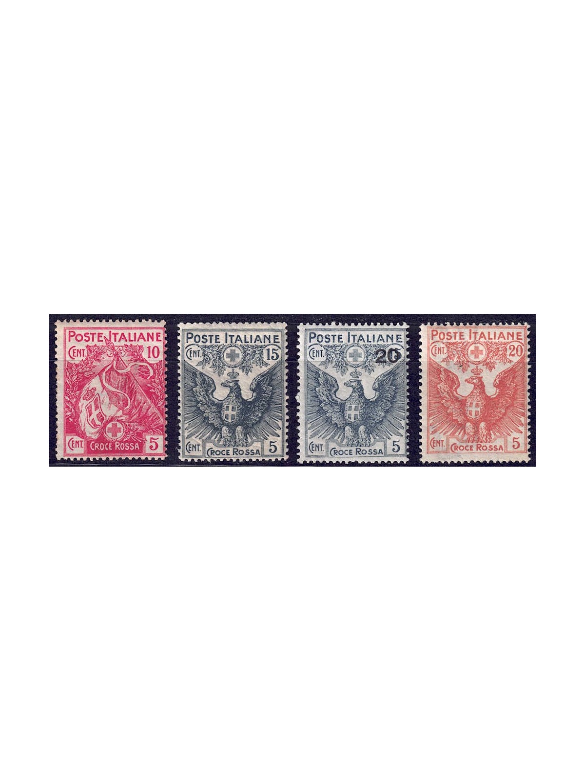 ITALY KINGDOM 1915-16 Pro Red Cross 4v MNH**