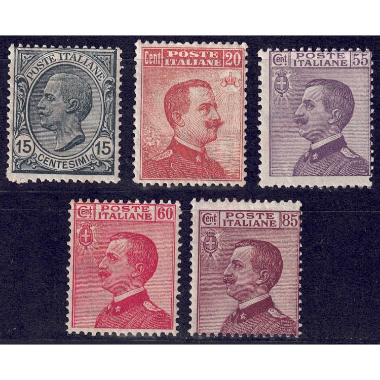 ITALY KINGDOM 1917-20 Michetti 5v MNH**