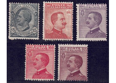 ITALY KINGDOM 1917-20 Michetti 5v MNH**
