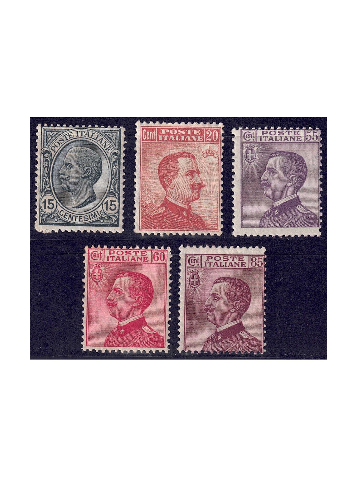ITALY KINGDOM 1917-20 Michetti 5v MNH**